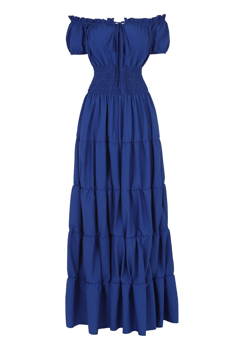 Zhitunemi Renaissance Costume Women Dress: Halloween Costumes Woman 2025 Renaissance Dresses - Halloween Party Theme Events Blue M - Image 1